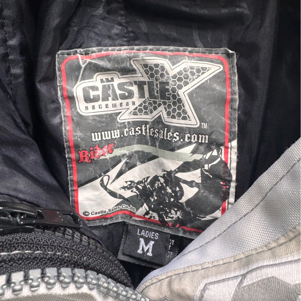 Castle X Women's Black and White Snowmobile Jacket - Picture 3 of 6